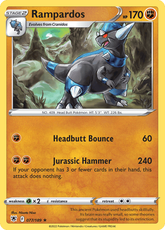 Rampardos Astral Radiance Pokemon Card