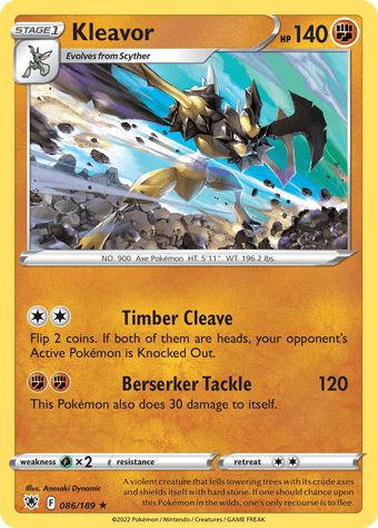 Kleavor Astral Radiance Pokemon Card