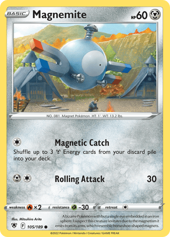 Magnemite Astral Radiance Pokemon Card