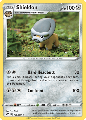 Shieldon Astral Radiance Pokemon Card