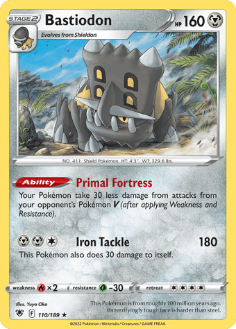 Bastiodon Astral Radiance Pokemon Card