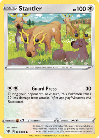 Stantler Astral Radiance Pokemon Card