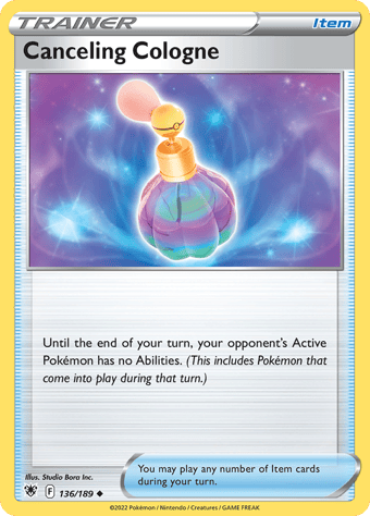 Cancelling Cologne Astral Radiance Pokemon Card