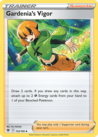 Gardenia's Vigor Astral Radiance Pokemon Card
