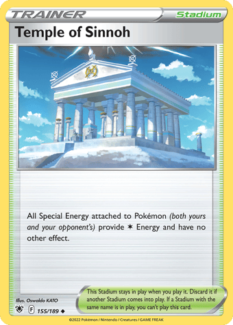 Temple of Sinnoh Astral Radiance Pokemon Card