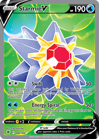Starmie V Astral Radiance Pokemon Card