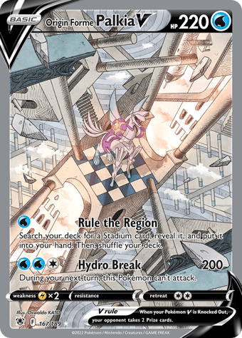 Origin Forme Palkia V Astral Radiance Pokemon Card