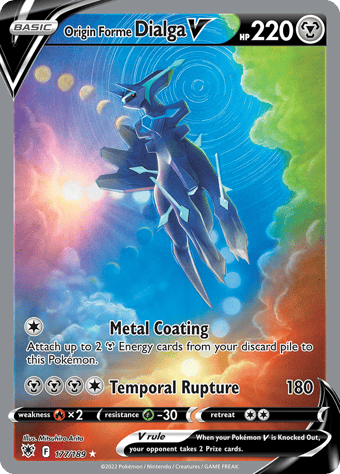 Origin Forme Dialga V Astral Radiance Pokemon Card