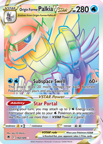 Origin Forme Palkia VSTAR Astral Radiance Pokemon Card