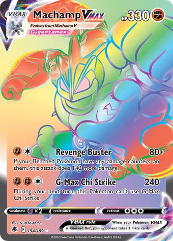 Machamp VMAX Astral Radiance Pokemon Card