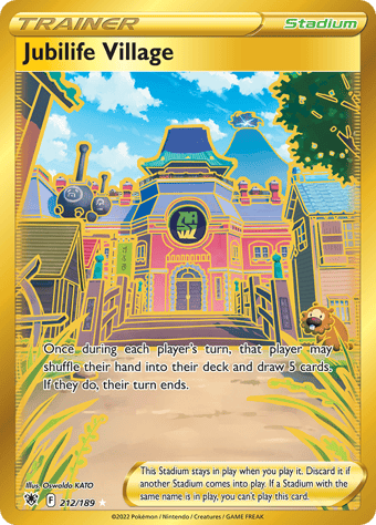 Jubilife Village Astral Radiance Pokemon Card