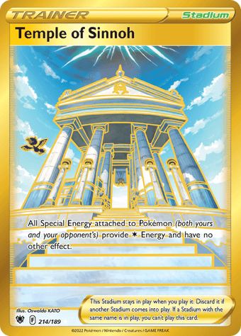 Temple of Sinnoh Astral Radiance Pokemon Card