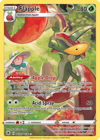 Flapple Astral Radiance Pokemon Card