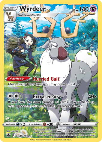 Wyrdeer Astral Radiance Pokemon Card