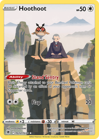 Hoothoot Astral Radiance Pokemon Card