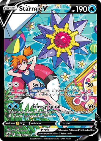 Starmie V Astral Radiance Pokemon Card