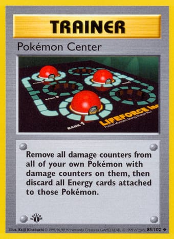 Pokemon Center Base Set Pokemon Card