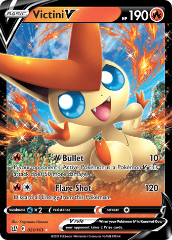 Victini V Battle Styles Pokemon Card