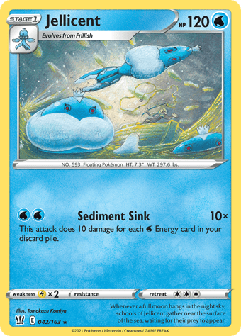 Jellicent Battle Styles Pokemon Card