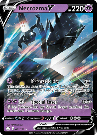 Necrozma V Battle Styles Pokemon Card