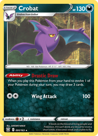Crobat Battle Styles Pokemon Card