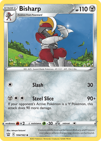Bisharp Battle Styles Pokemon Card
