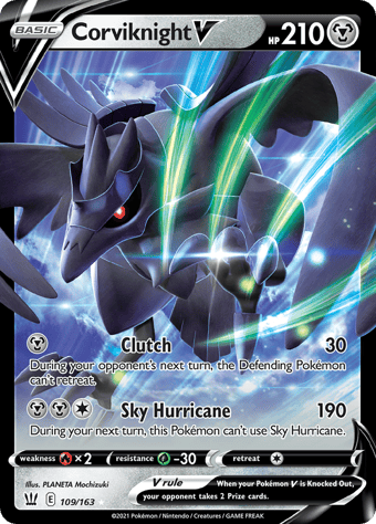 Corviknight V Battle Styles Pokemon Card