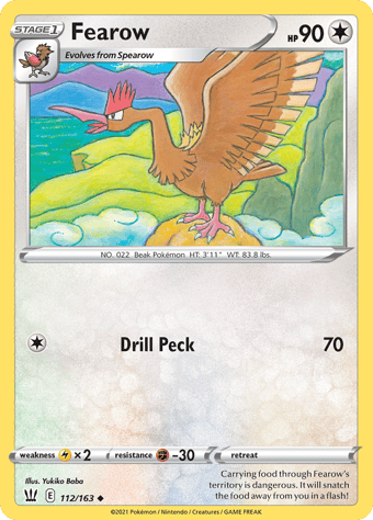Fearow Battle Styles Pokemon Card