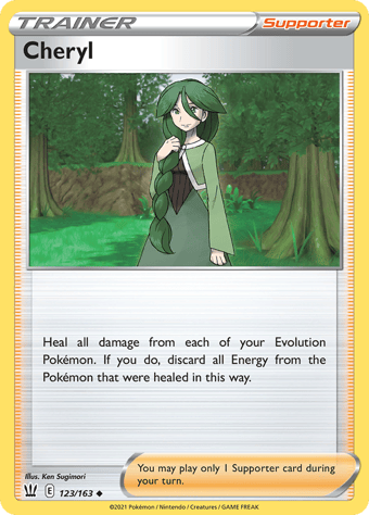 Cheryl Battle Styles Pokemon Card