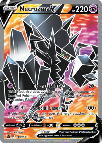 Necrozma V Battle Styles Pokemon Card