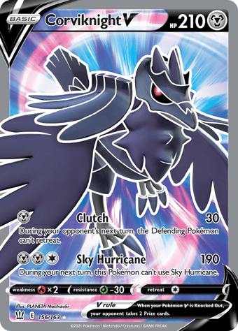 Corviknight V Battle Styles Pokemon Card
