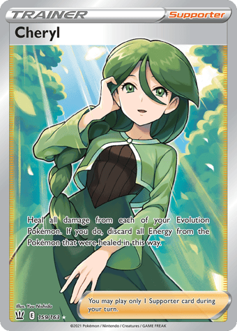 Cheryl Battle Styles Pokemon Card