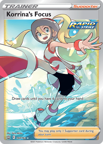 Korrina’s Focus Battle Styles Pokemon Card