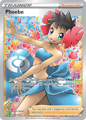 Phoebe Battle Styles Pokemon Card