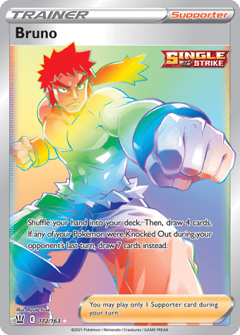 Bruno Battle Styles Pokemon Card