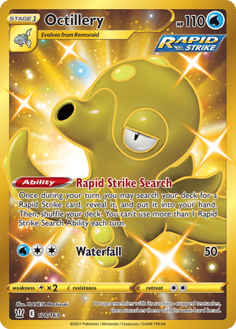 Octillery Battle Styles Pokemon Card