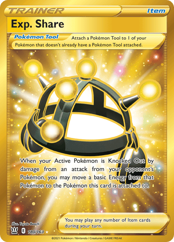 Exp. Share Battle Styles Pokemon Card