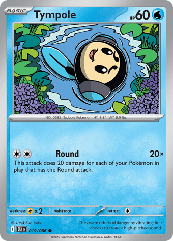 Tympole Black Bolt Pokemon Card