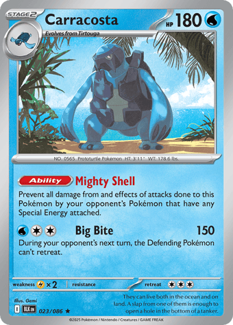 Carracosta Black Bolt Pokemon Card