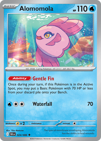 Alomomola Black Bolt Pokemon Card