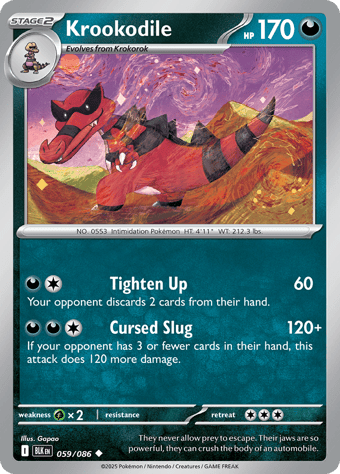 Krookodile Black Bolt Pokemon Card