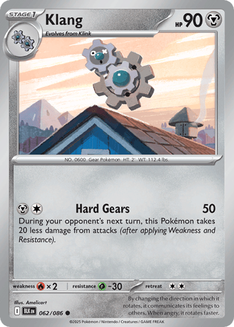 Klang Black Bolt Pokemon Card