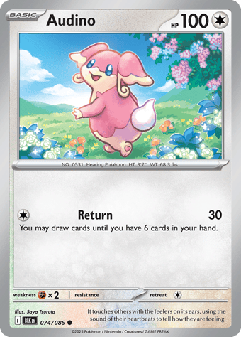 Audino Black Bolt Pokemon Card