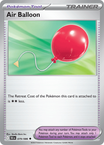 Air Balloon Black Bolt Pokemon Card