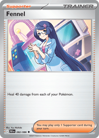 Fennel Black Bolt Pokemon Card