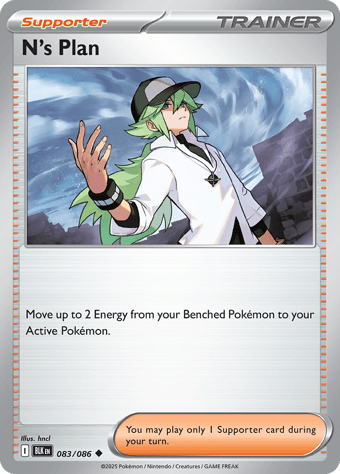 N's Plan Black Bolt Pokemon Card