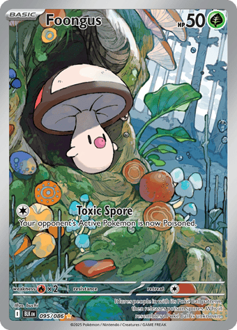 Foongus Black Bolt Pokemon Card