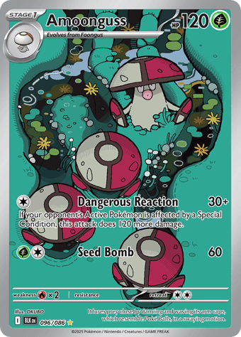 Amoonguss Black Bolt Pokemon Card