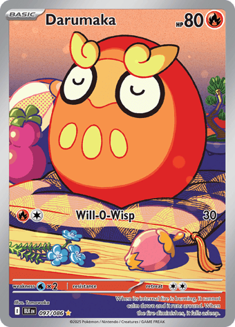 Darumaka Black Bolt Pokemon Card