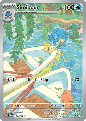 Simipour Black Bolt Pokemon Card